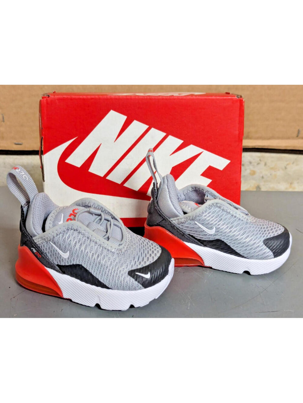NEW Nike Air Max 270 DD1646 039 With Original BOX Size 3C Baby Shoes